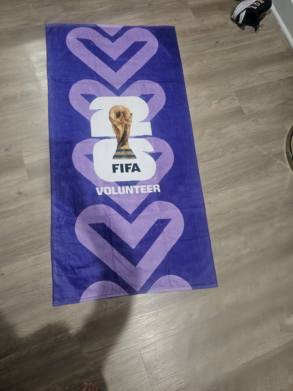 FIFA 2026 Purple Beach Towel